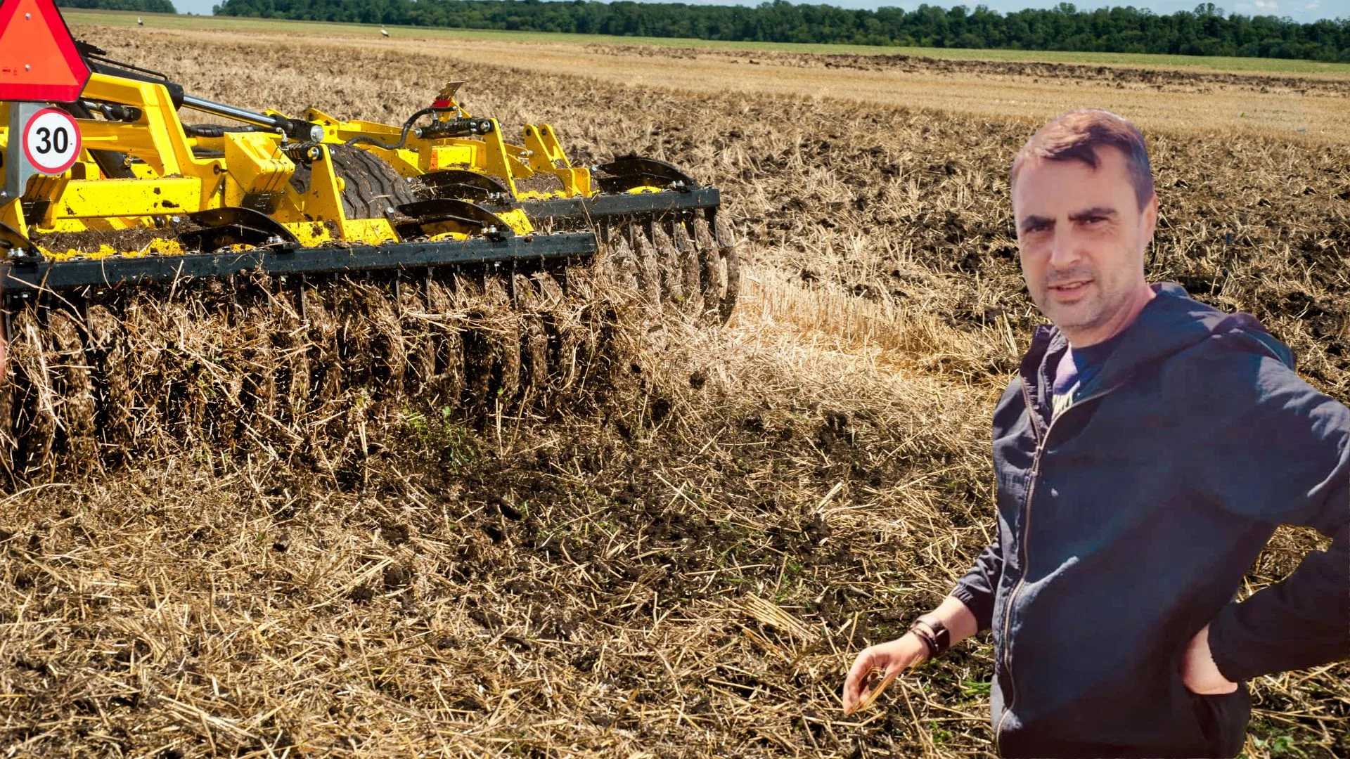 Recolta de orz a depășit 8 t/ha și s-a vândut direct din câmp. La ferma Danagri din Silistraru, în urma combinei intră discul și începe următoarea recoltă: floarea-soarelui cultura a doua