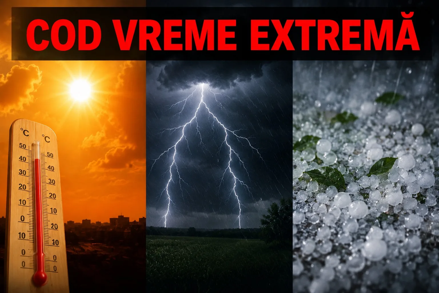 cod rosu vreme extrema canicula vijelii grindina