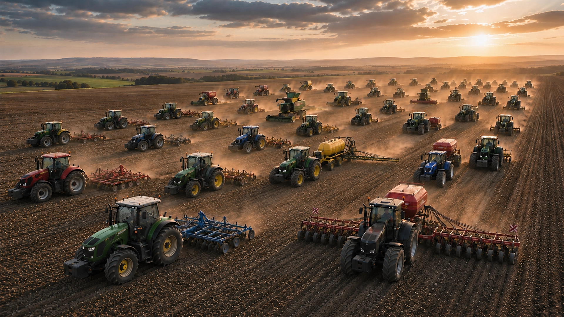 tractoare AI Declin semnificativ al vânzărilor de tractoare în Germania. Perspectiva globală a pieţei