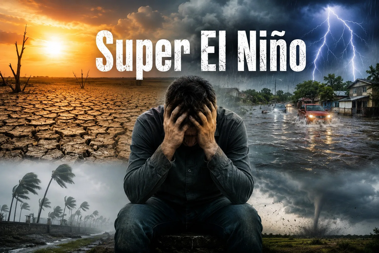 Cel mai puternic Super El Niño din istorie: urmează luni de căldură extremă, inundații, secetă și vreme severă!