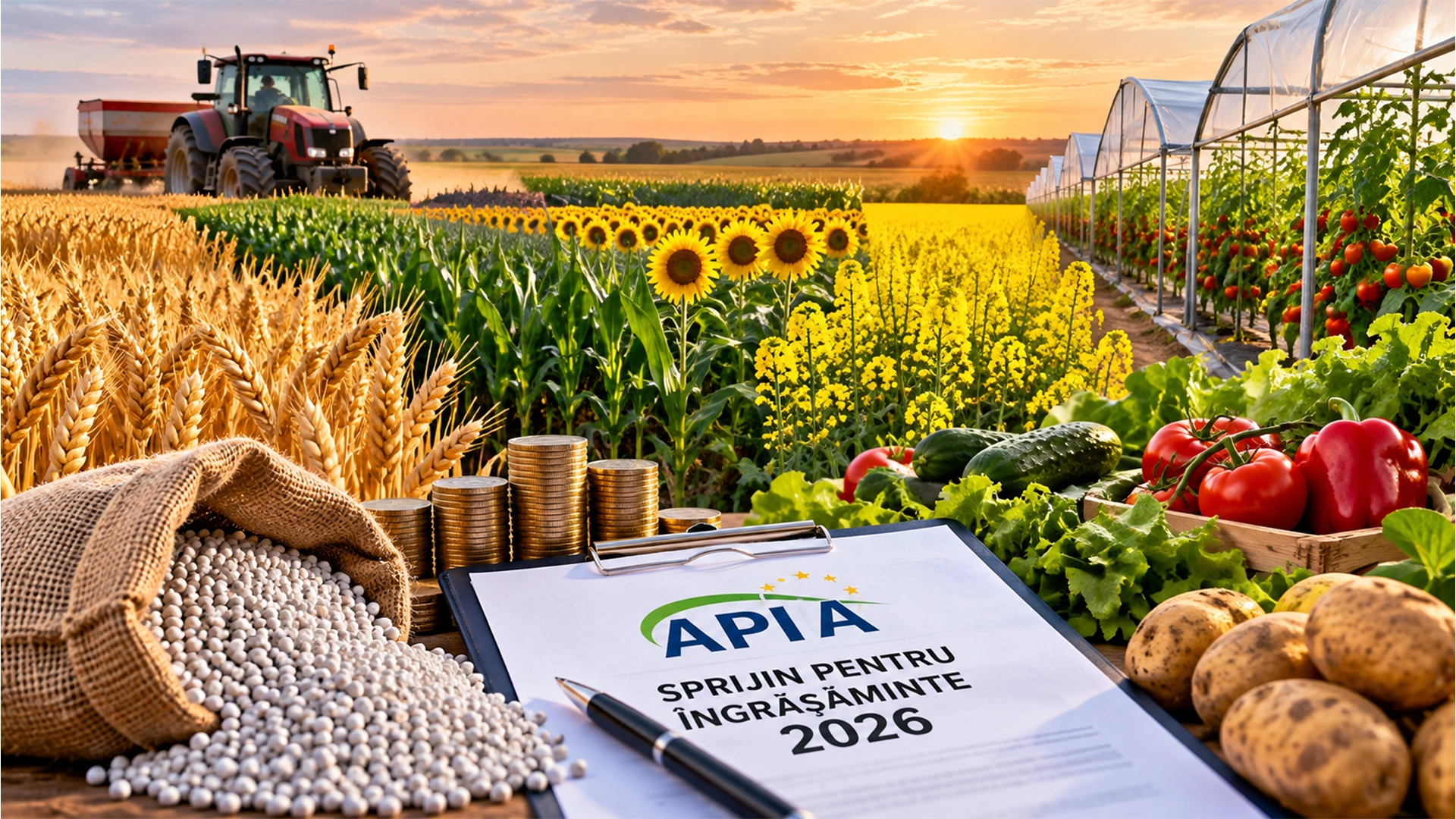bani ingrasaminte apia Bani pentru îngrășăminte 2026: vezi sumele pentru fiecare cultură și calendarul plăților APIA