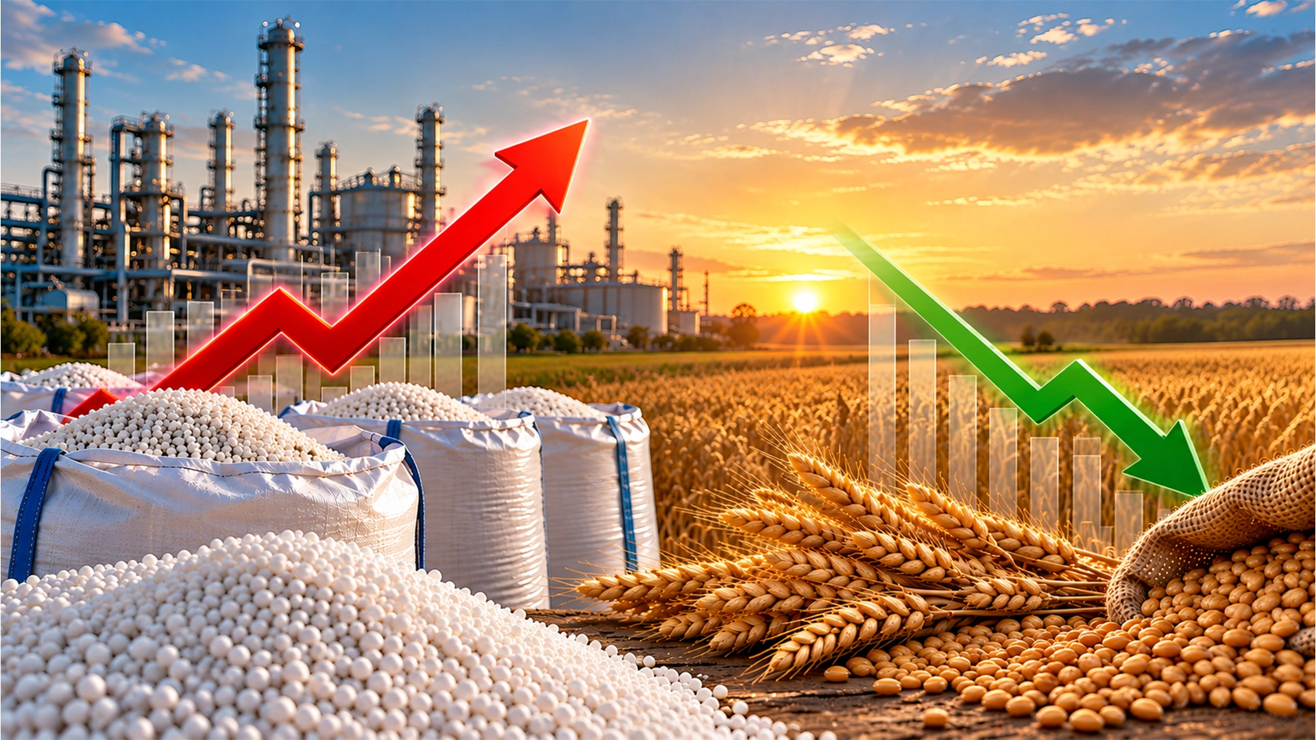 pret ingrasaminte Prețul îngrășămintelor urcă, prețul grâului coboară. Fertilizarea devine o decizie tot mai dificilă pentru fermieri